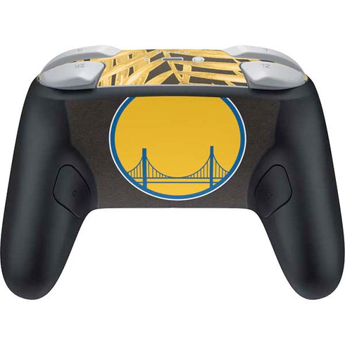NBA Golden State Warriors Retro Palms Nintendo Switch 2 (2025) Pro Controller Skin