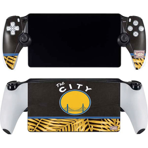NBA Golden State Warriors Retro Palms PlayStation Portal Remote Player Skin