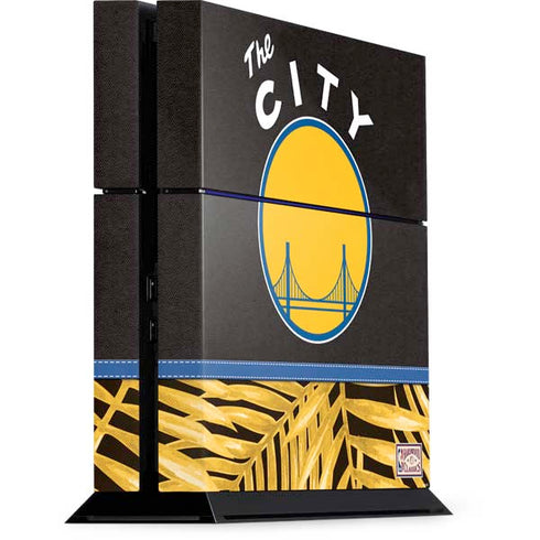 NBA Golden State Warriors Retro Palms PS4 Console Skin