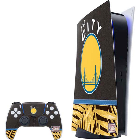 NBA Golden State Warriors Retro Palms PS5 Digital Edition Bundle Skin