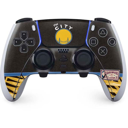 NBA Golden State Warriors Retro Palms PS5 DualSense Edge Pro Controller Skin