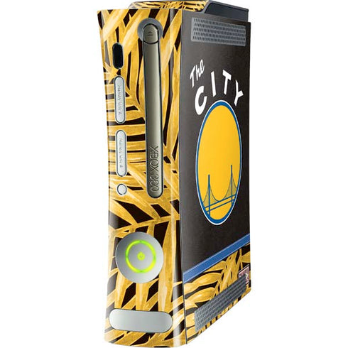 NBA Golden State Warriors Retro Palms Xbox 360 (Includes HDD) Skin