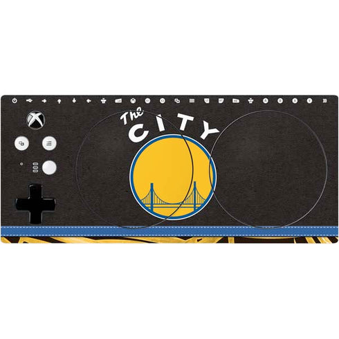 NBA Golden State Warriors Retro Palms Xbox Adaptive Controller Skin