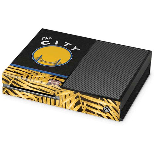 NBA Golden State Warriors Retro Palms Xbox One Console Skin