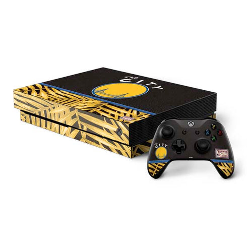 NBA Golden State Warriors Retro Palms Xbox One X Bundle Skin