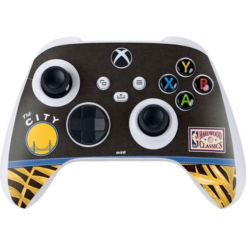 NBA Golden State Warriors Retro Palms Xbox Series S Controller Skin