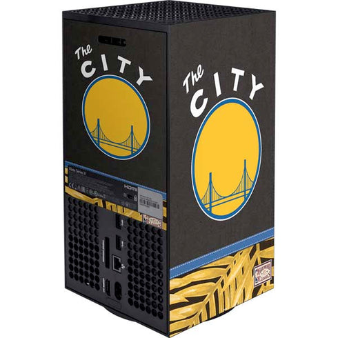 NBA Golden State Warriors Retro Palms XBox Series X Digital Edition Bundle Skin