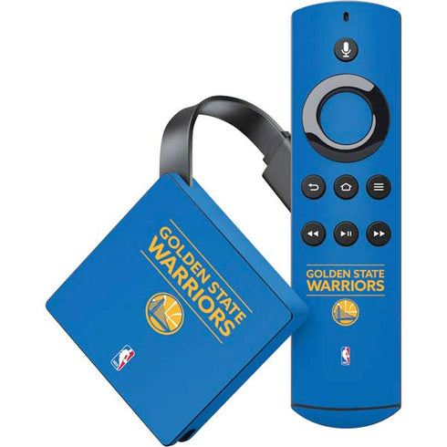 NBA Golden State Warriors Standard - Blue Amazon Fire TV Skin