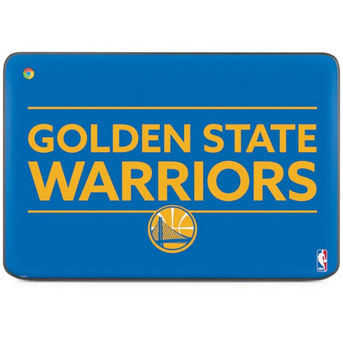 NBA Golden State Warriors Standard - Blue HP Chromebook Skin