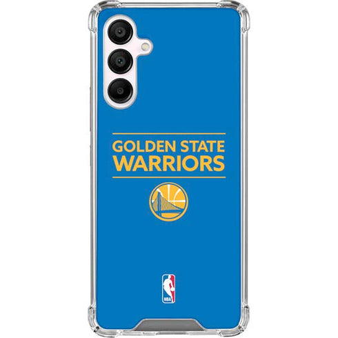 NBA Golden State Warriors Standard - Blue Galaxy A16 5G Clear Case