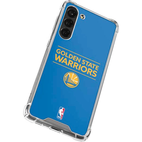 NBA Golden State Warriors Standard - Blue Galaxy S24 FE Clear Case