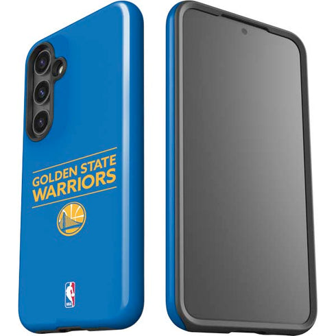 NBA Golden State Warriors Standard - Blue Galaxy S25 Impact Case