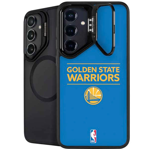 NBA Golden State Warriors Standard - Blue Galaxy S24 Kickstand Case