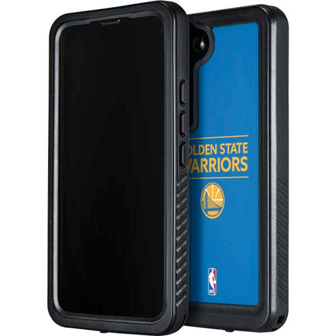 NBA Golden State Warriors Standard - Blue Galaxy S24 Plus Waterproof Case