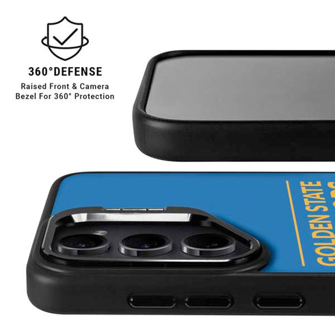 NBA Golden State Warriors Standard - Blue Galaxy S24 Ultra Kickstand Case