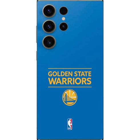 NBA Golden State Warriors Standard - Blue Galaxy S24 Ultra Skin