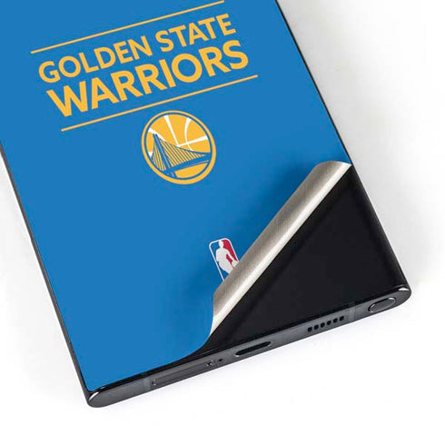 NBA Golden State Warriors Standard - Blue Galaxy S25 Ultra Skin