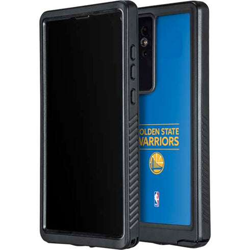 NBA Golden State Warriors Standard - Blue Galaxy S24 Ultra Waterproof Case