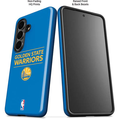 NBA Golden State Warriors Standard - Blue Galaxy S26 Impact Case