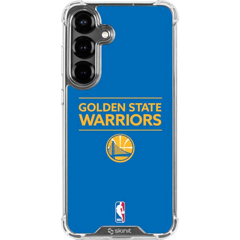NBA Golden State Warriors Standard - Blue Galaxy S26 Plus Clear Case