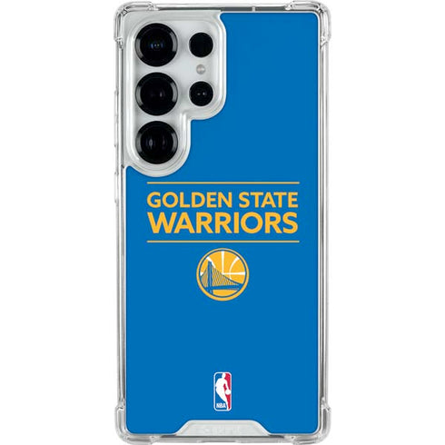 NBA Golden State Warriors Standard - Blue Galaxy S26 Ultra Clear Case