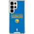 NBA Golden State Warriors Standard - Blue Galaxy S26 Ultra Clear Case