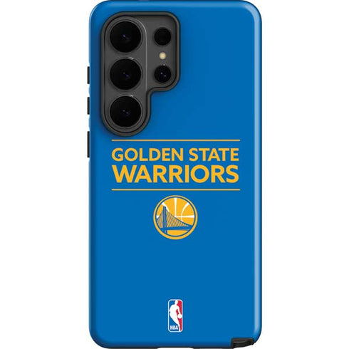 NBA Golden State Warriors Standard - Blue Galaxy S26 Ultra Impact Case