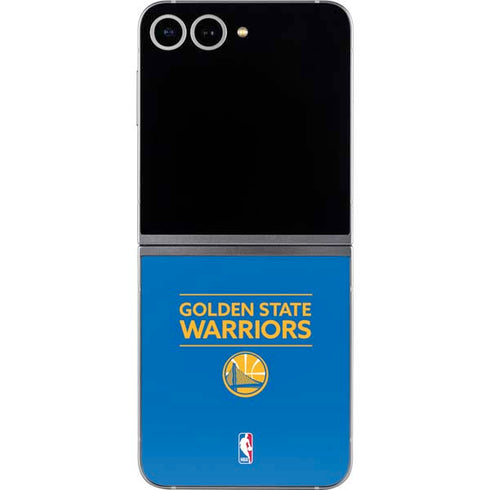 NBA Golden State Warriors Standard - Blue Galaxy Z Flip6 Skin