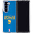 NBA Golden State Warriors Standard - Blue Galaxy Z Fold6 Clear Case