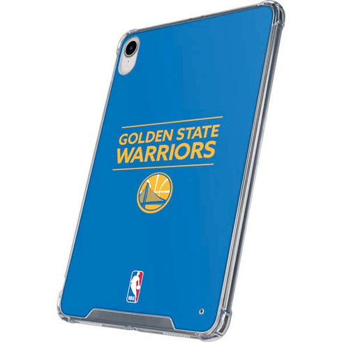 NBA Golden State Warriors Standard - Blue iPad 11th Gen (2025) Clear Case