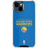 NBA Golden State Warriors Standard - Blue iPhone 15 Clear Case
