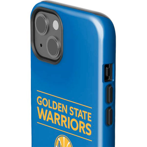 NBA Golden State Warriors Standard - Blue iPhone 15 Impact Case