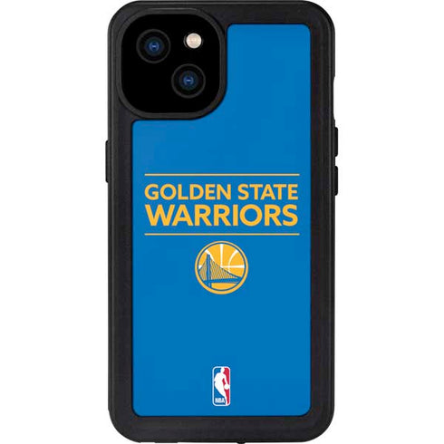 NBA Golden State Warriors Standard - Blue iPhone 15 Plus Waterproof Case
