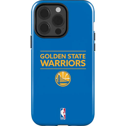 NBA Golden State Warriors Standard - Blue iPhone 15 Pro Impact Case