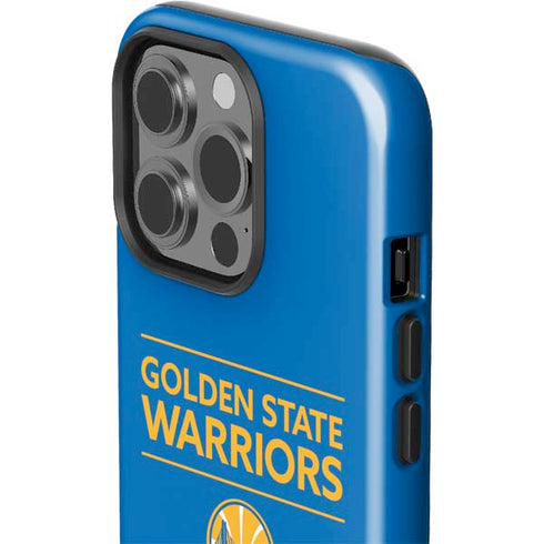 NBA Golden State Warriors Standard - Blue iPhone 15 Pro Impact Case