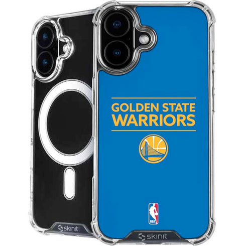 NBA Golden State Warriors Standard - Blue iPhone 16 MagSafe Case