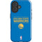 NBA Golden State Warriors Standard - Blue iPhone 16 Plus Impact Case