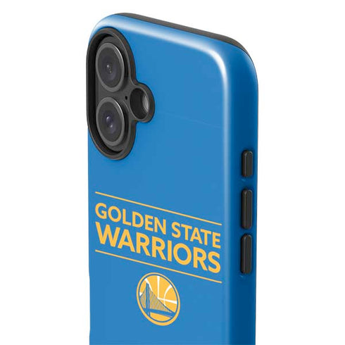 NBA Golden State Warriors Standard - Blue iPhone 16 Plus Impact Case