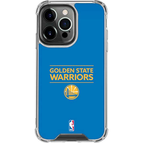 NBA Golden State Warriors Standard - Blue iPhone 16 Pro Clear Case