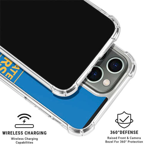 NBA Golden State Warriors Standard - Blue iPhone 16 Pro Clear Case