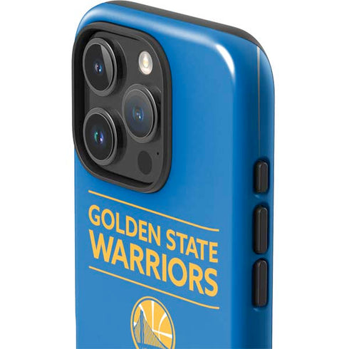 NBA Golden State Warriors Standard - Blue iPhone 16 Pro Impact Case
