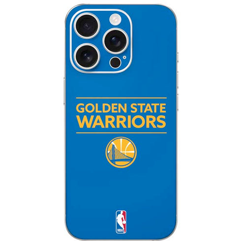 NBA Golden State Warriors Standard - Blue iPhone 16 Pro Skin