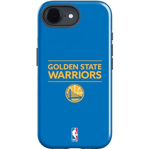 NBA Golden State Warriors Standard - Blue iPhone 16e Impact Case