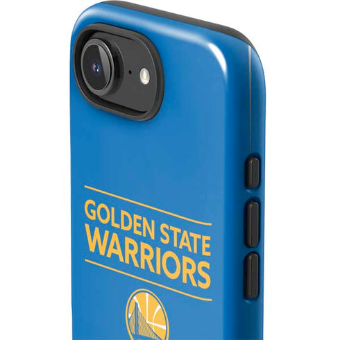 NBA Golden State Warriors Standard - Blue iPhone 16e Impact Case