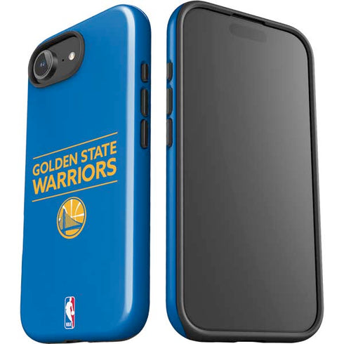 NBA Golden State Warriors Standard - Blue iPhone 16e Impact Case