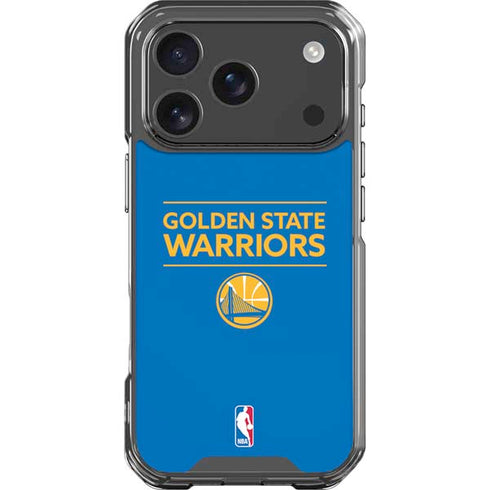 NBA Golden State Warriors Standard - Blue iPhone 18 Pro Clear Case
