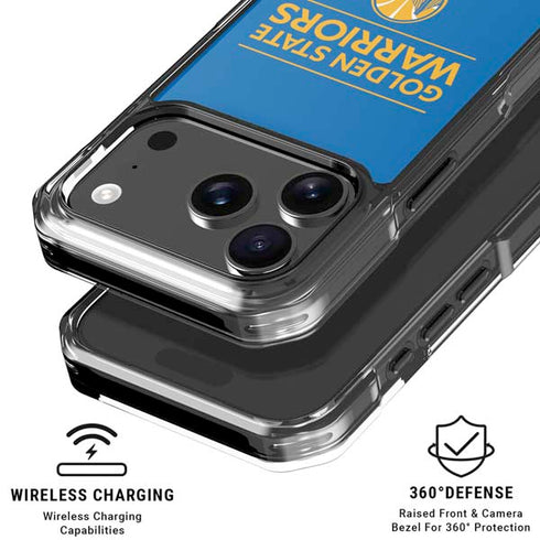 NBA Golden State Warriors Standard - Blue iPhone 18 Pro Clear Case