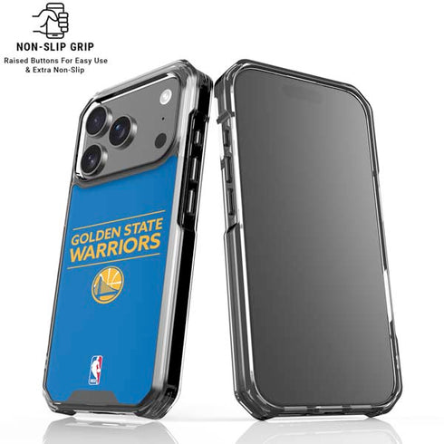 NBA Golden State Warriors Standard - Blue iPhone 18 Pro Clear Case