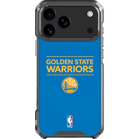 NBA Golden State Warriors Standard - Blue iPhone 18 Pro Max Clear Case