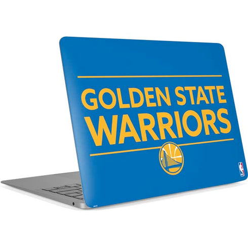 NBA Golden State Warriors Standard - Blue Apple MacBook Air Skin